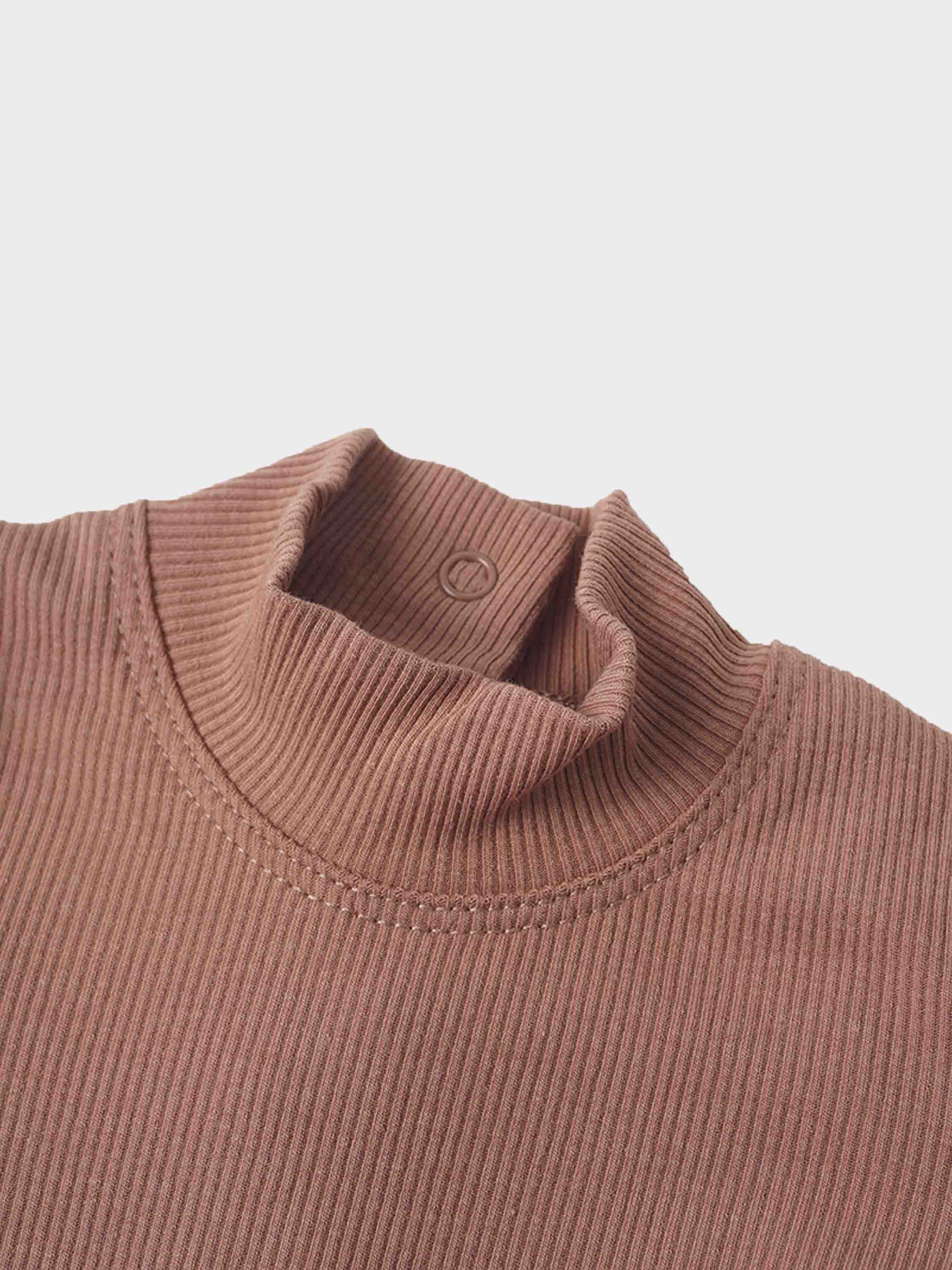 Mock Neck Stretchy - Pink