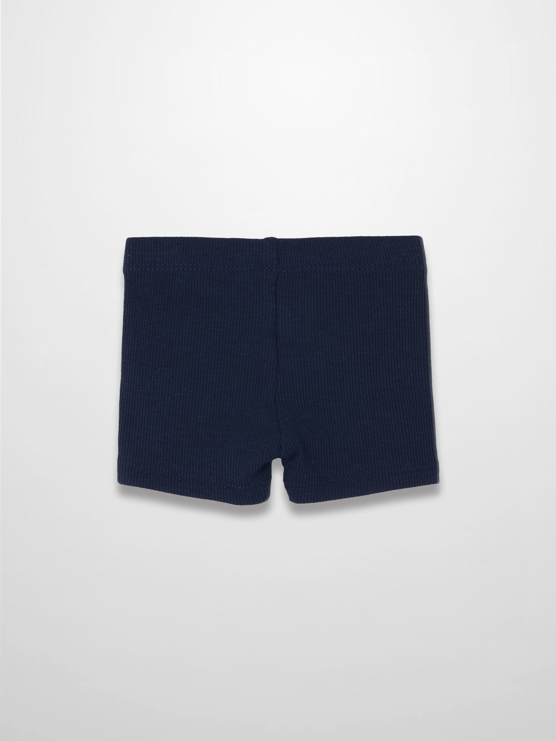 Biker Shorts Thin Ribbed- Navy