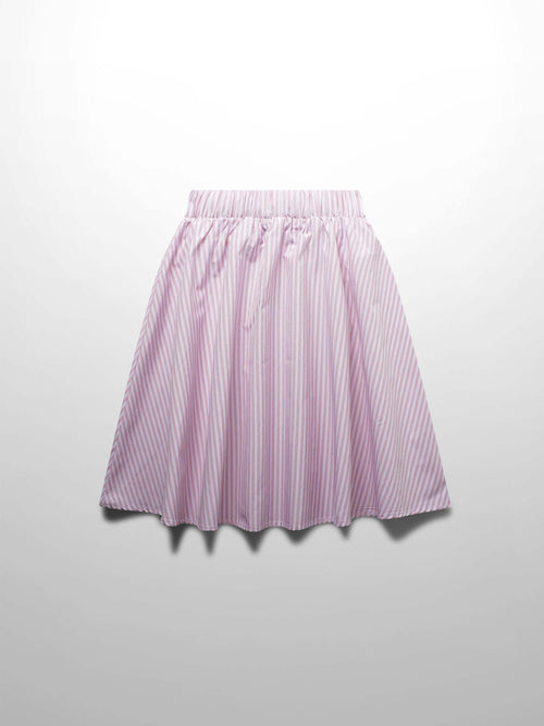 Girls skirt in pink stripes