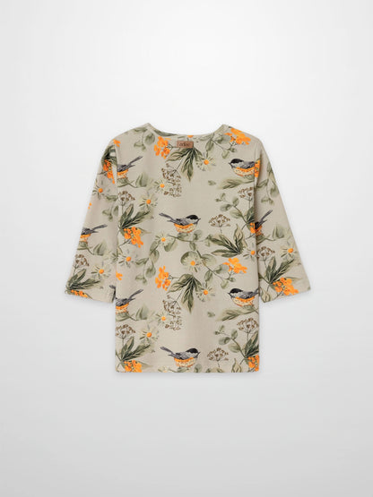 Garden Finch 3/4 Sleeve T-Shirt