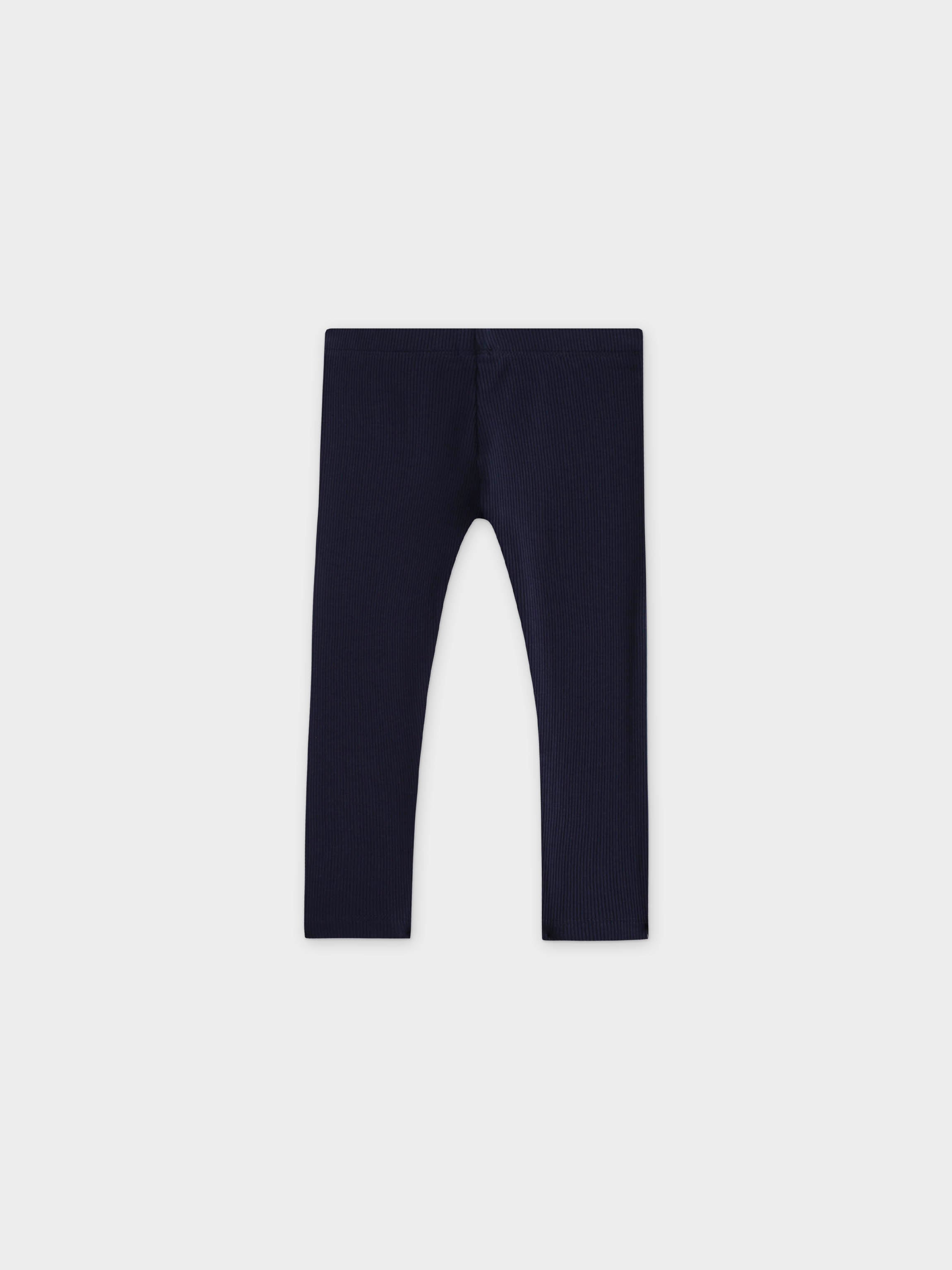 Ribbed Legging-Navy