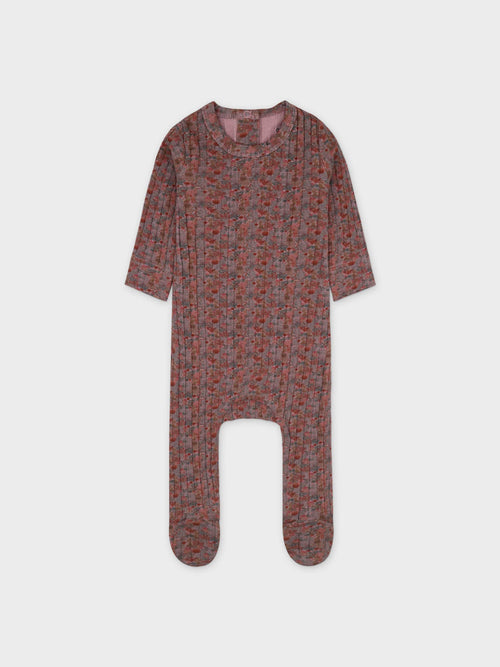 Baby purple jumpsuit soft hat