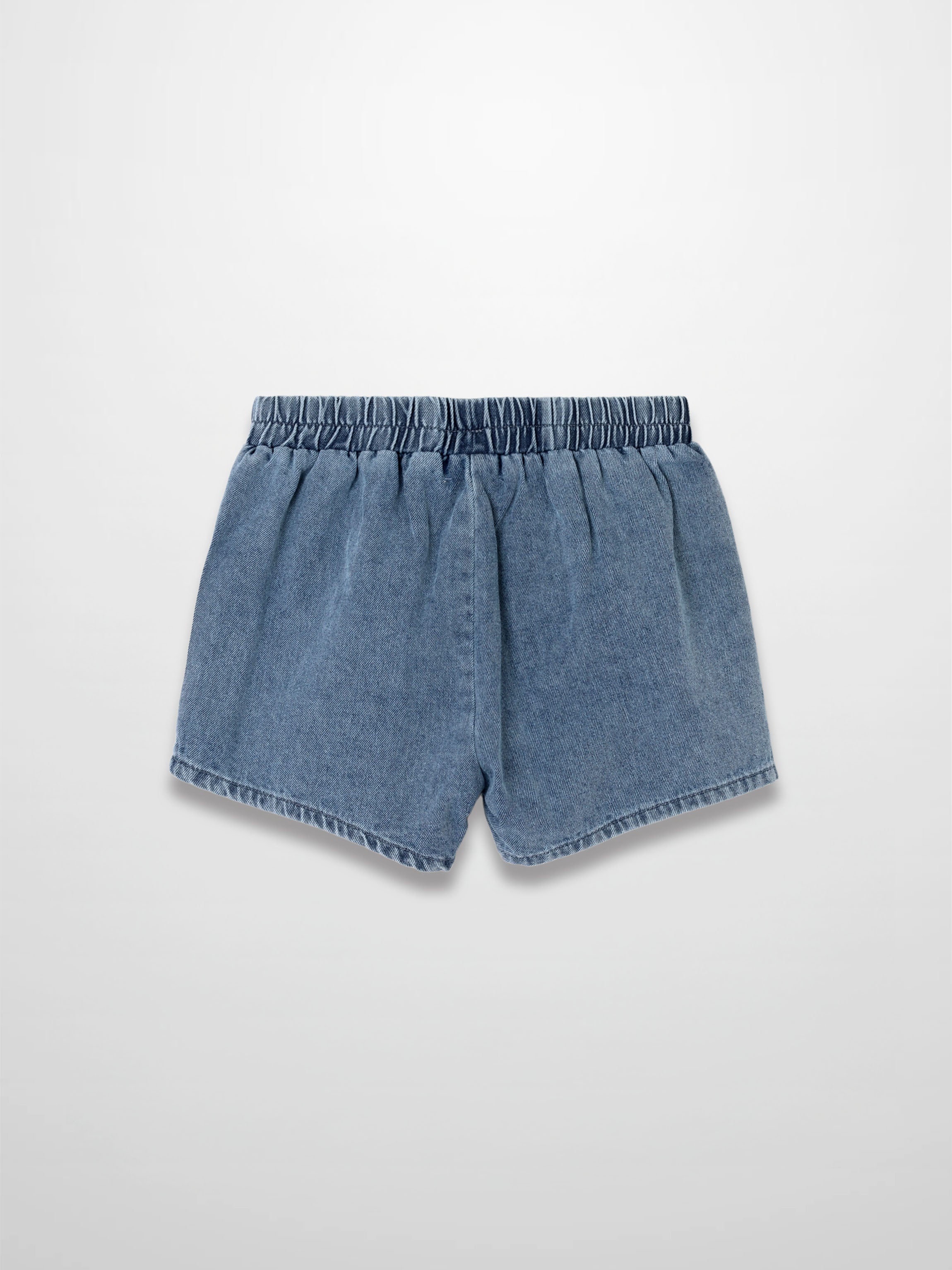 Blue Denim Boxy Shorts