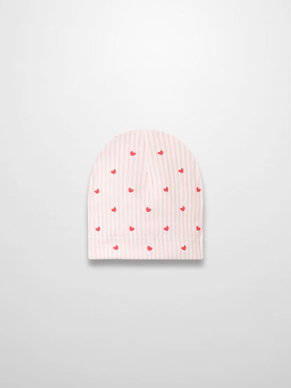 Pink Heart Hat