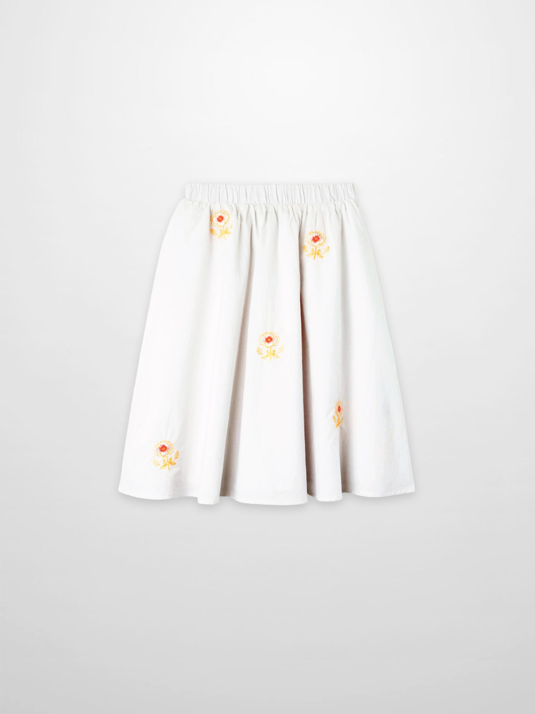 Embroidered Flower Skirt