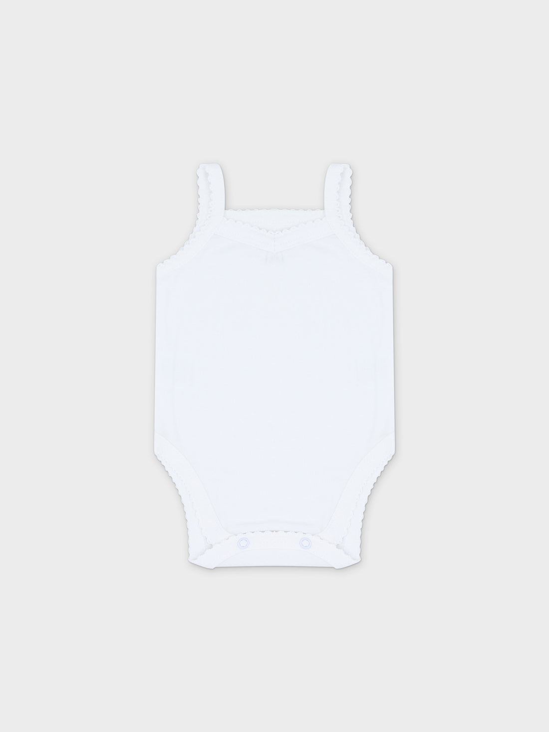 Ribbed Undershirt with lace