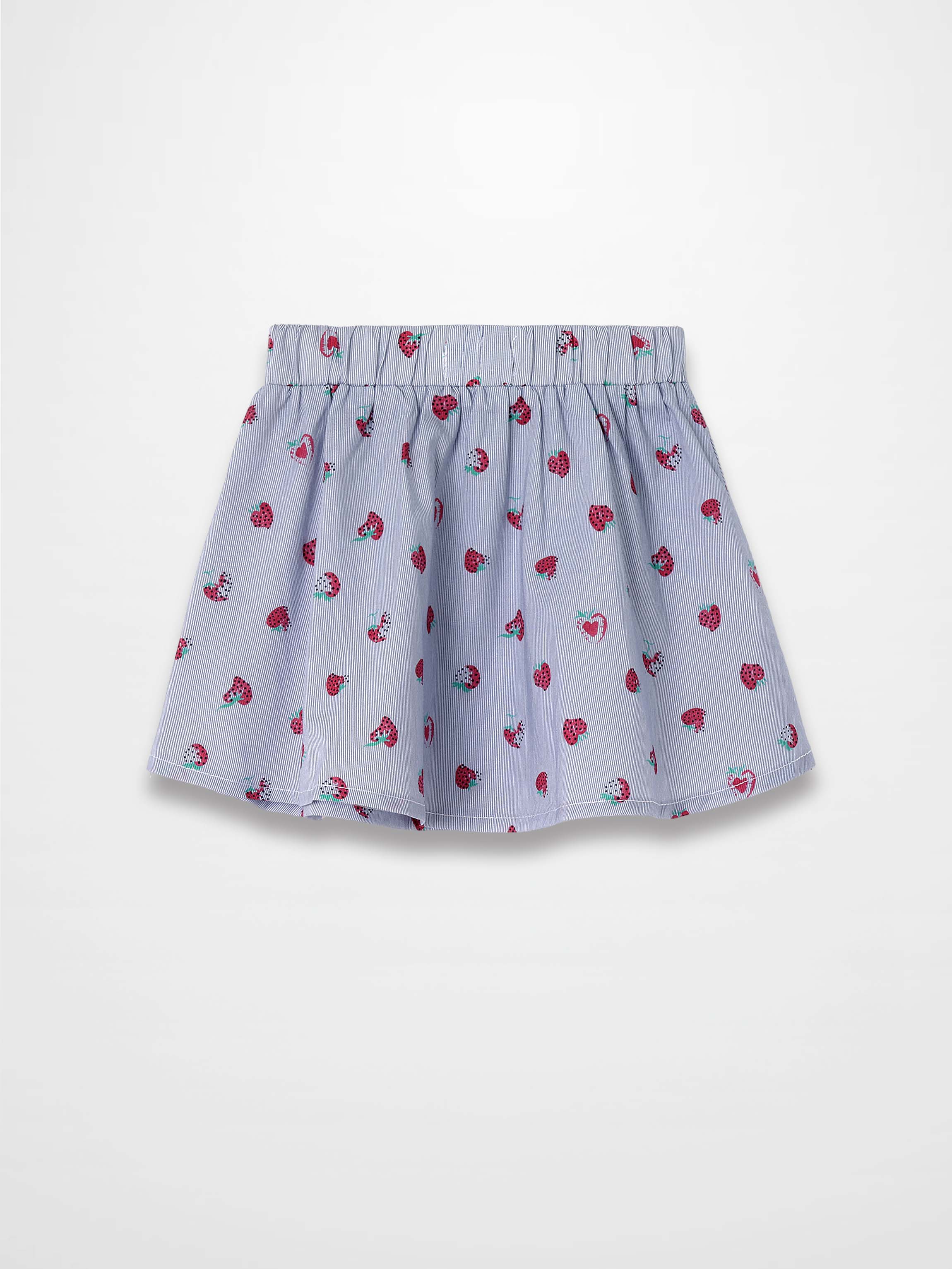Strawberry Print Skirt