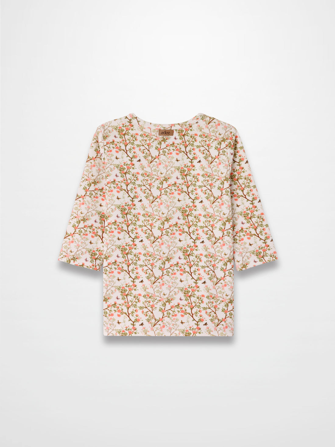 Spring Floral 3/4 Sleeve T-shirt