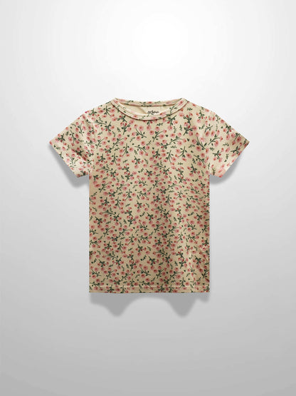 Floral Robe- Short Sleeve T-Shirt