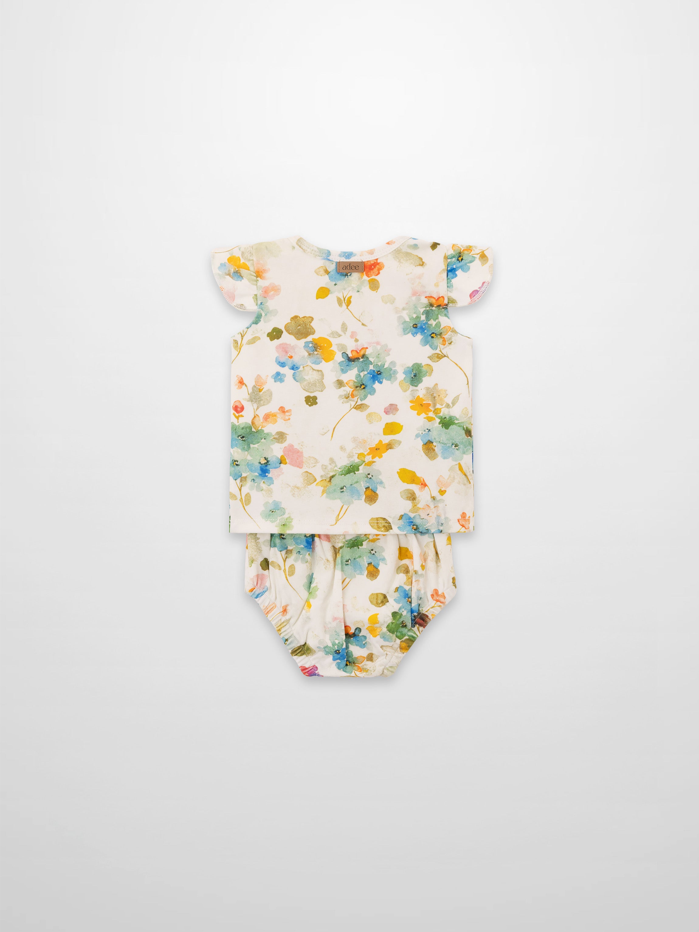 Pastel Flower Bloomers Set