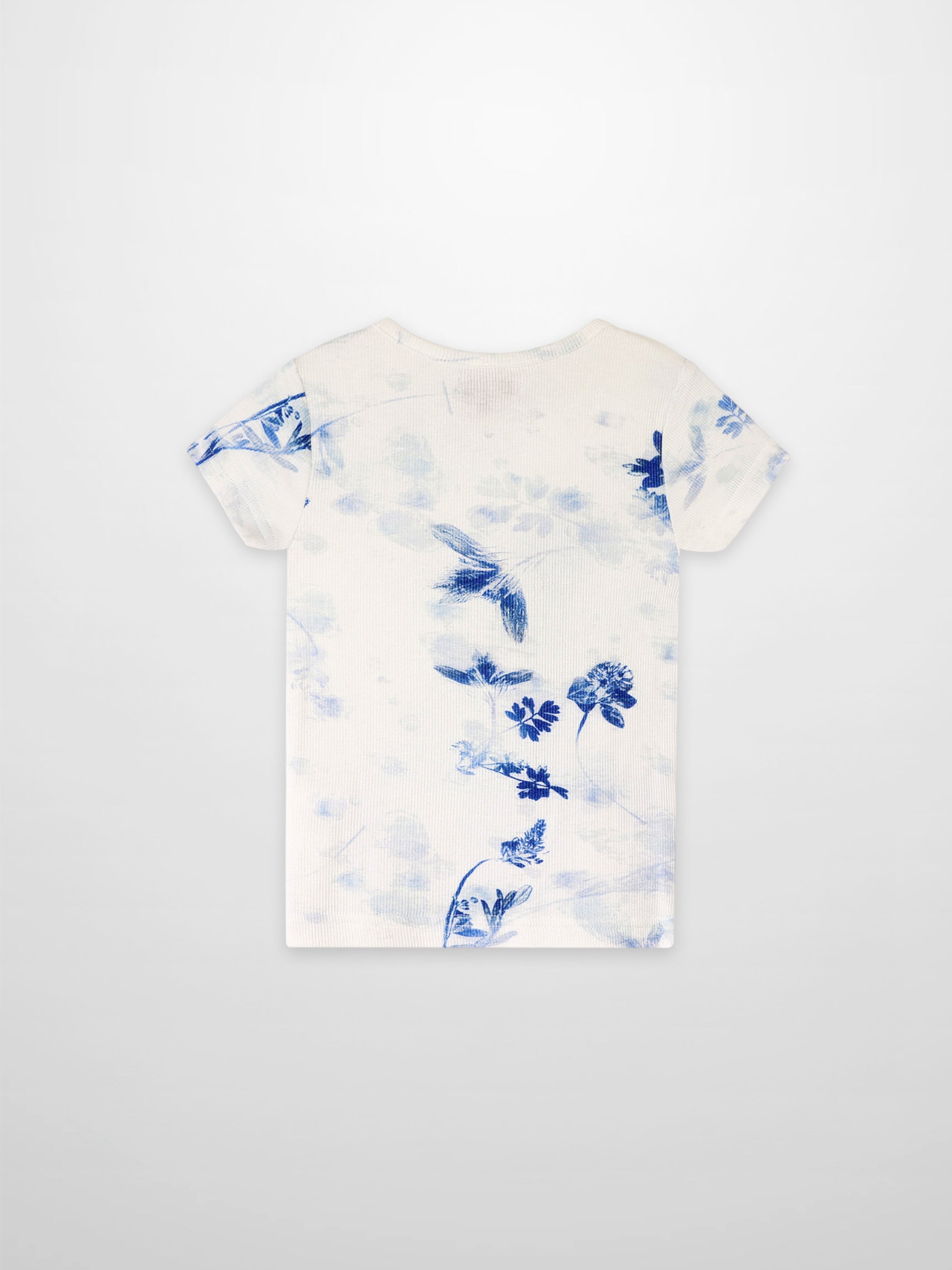 Blue Flower T-Shirt - Short Sleeve, girls&