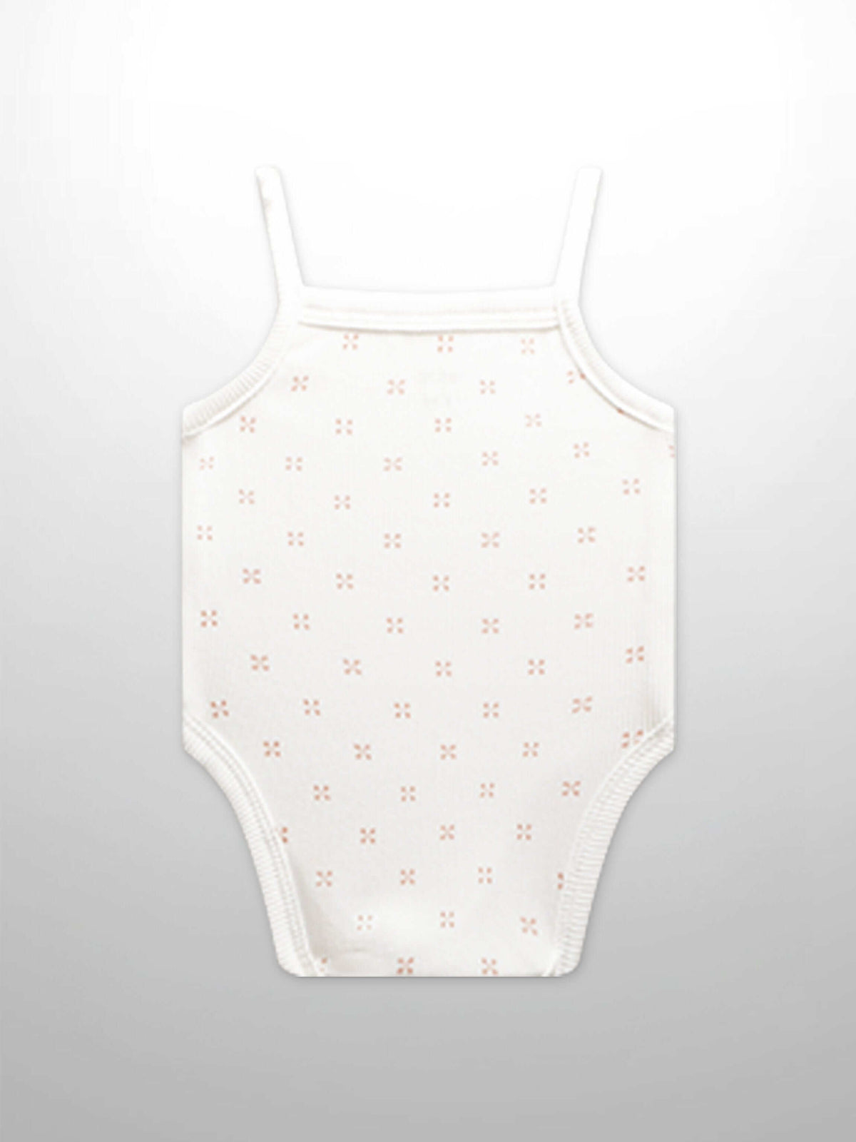 Pink patterned baby bodysuit undershirt