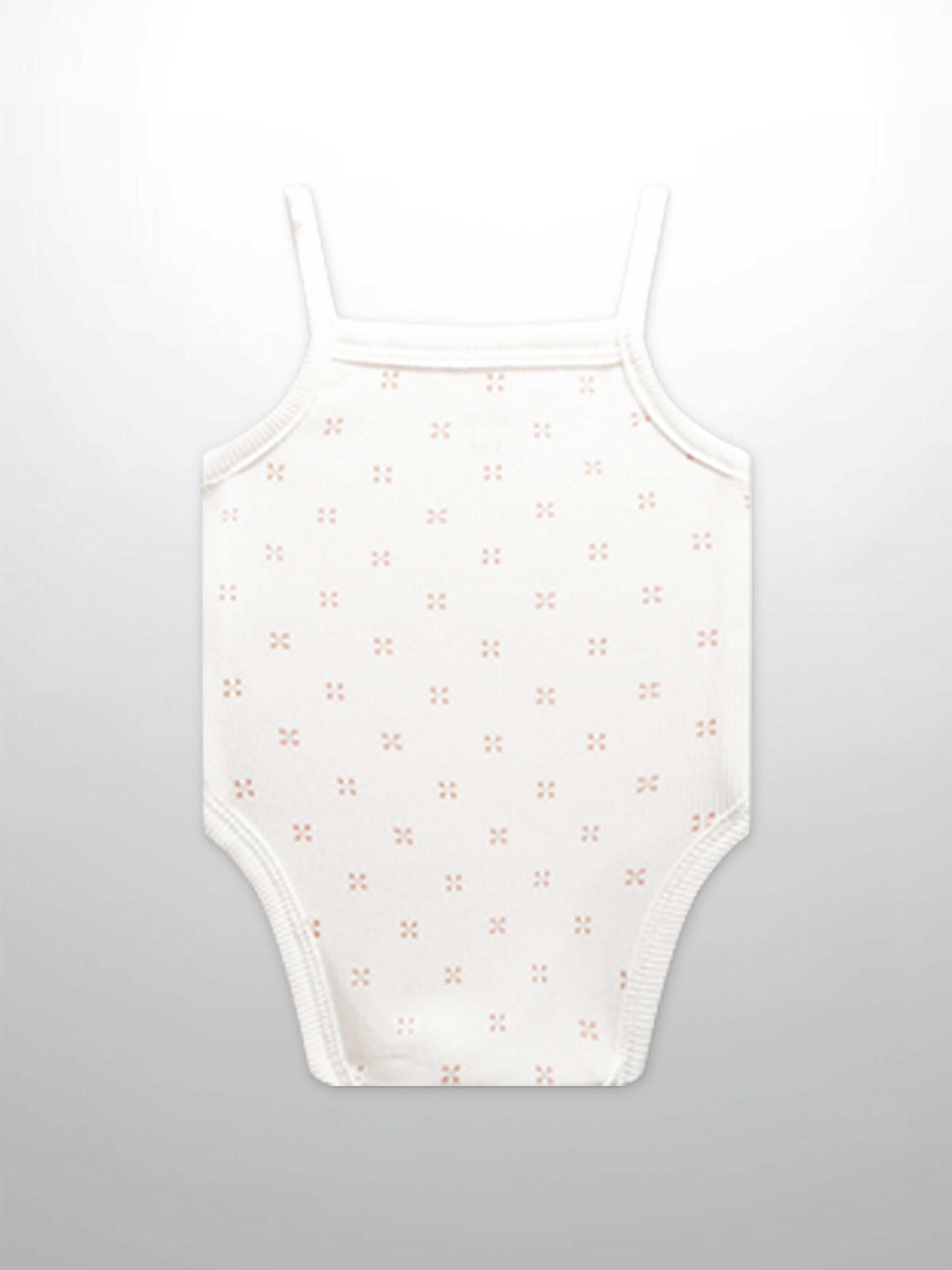 Pink patterned baby bodysuit undershirt