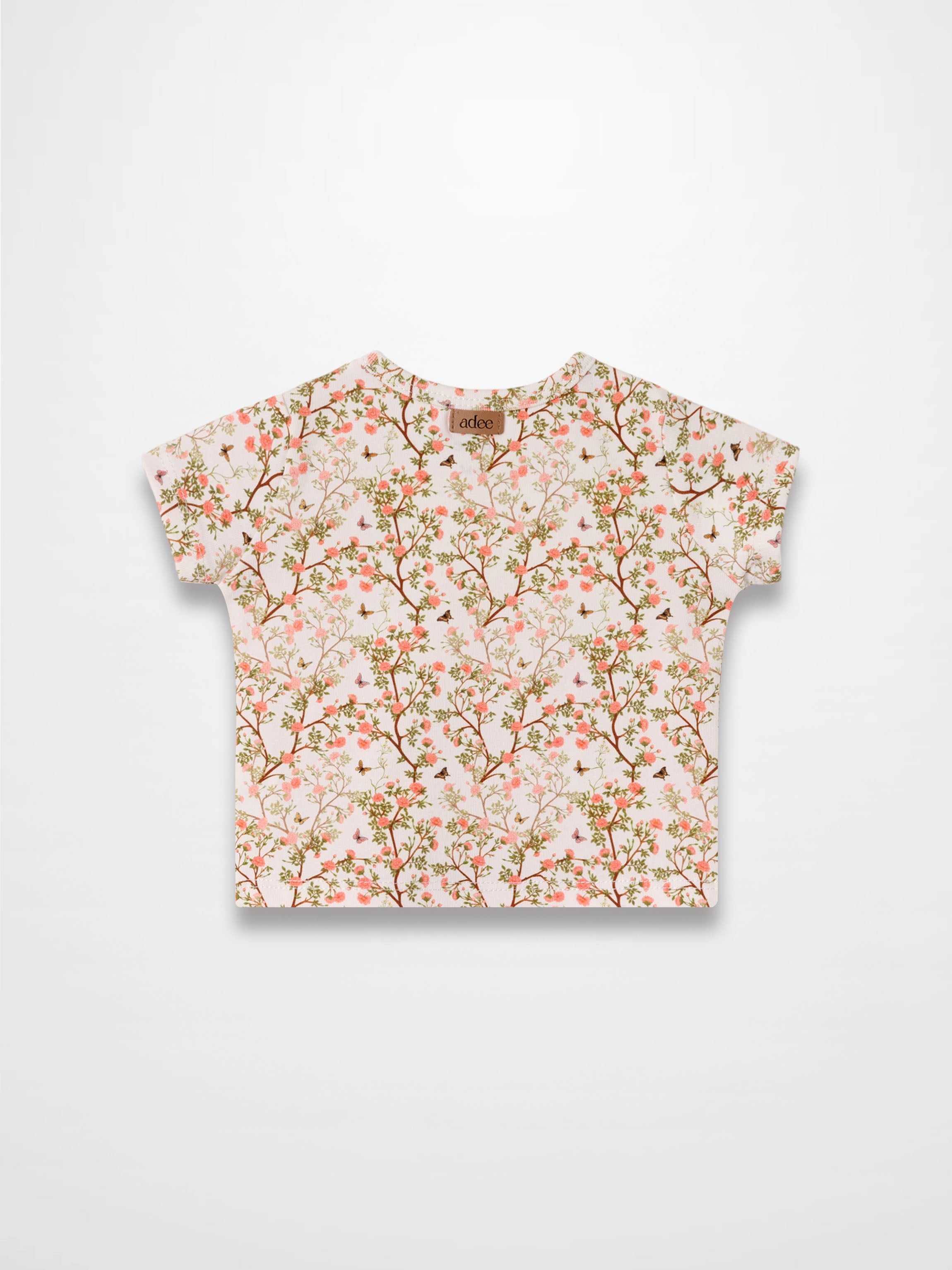 Spring Floral Short Sleeve T-Shirt