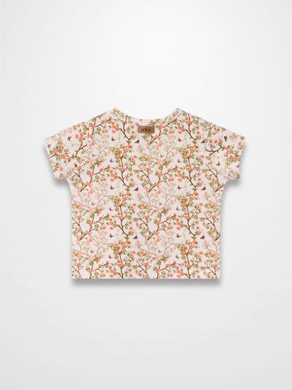 Spring Floral Short Sleeve T-Shirt