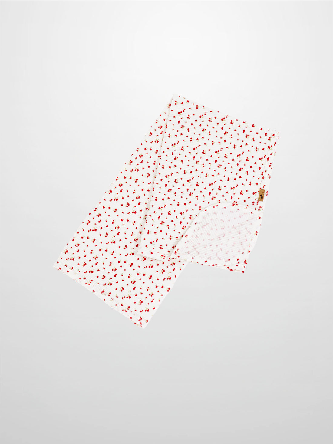 Red Flower Blanket with Lace Adee girls&