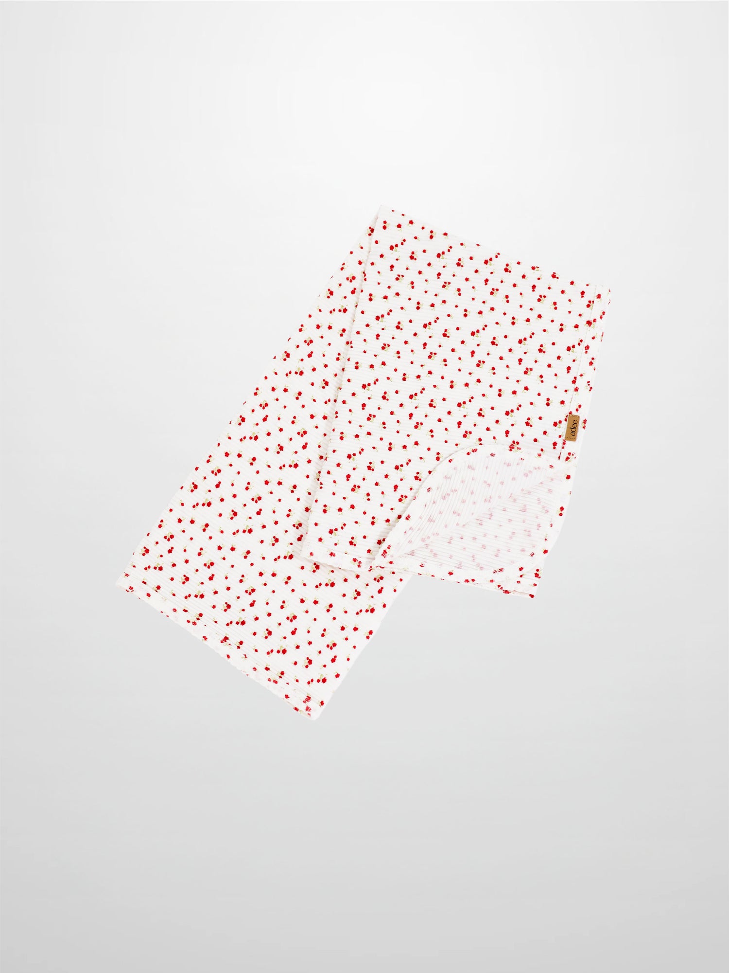 Red Flower Blanket with Lace Adee girls&