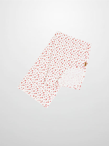 Red Flower Blanket with Lace Adee girls&