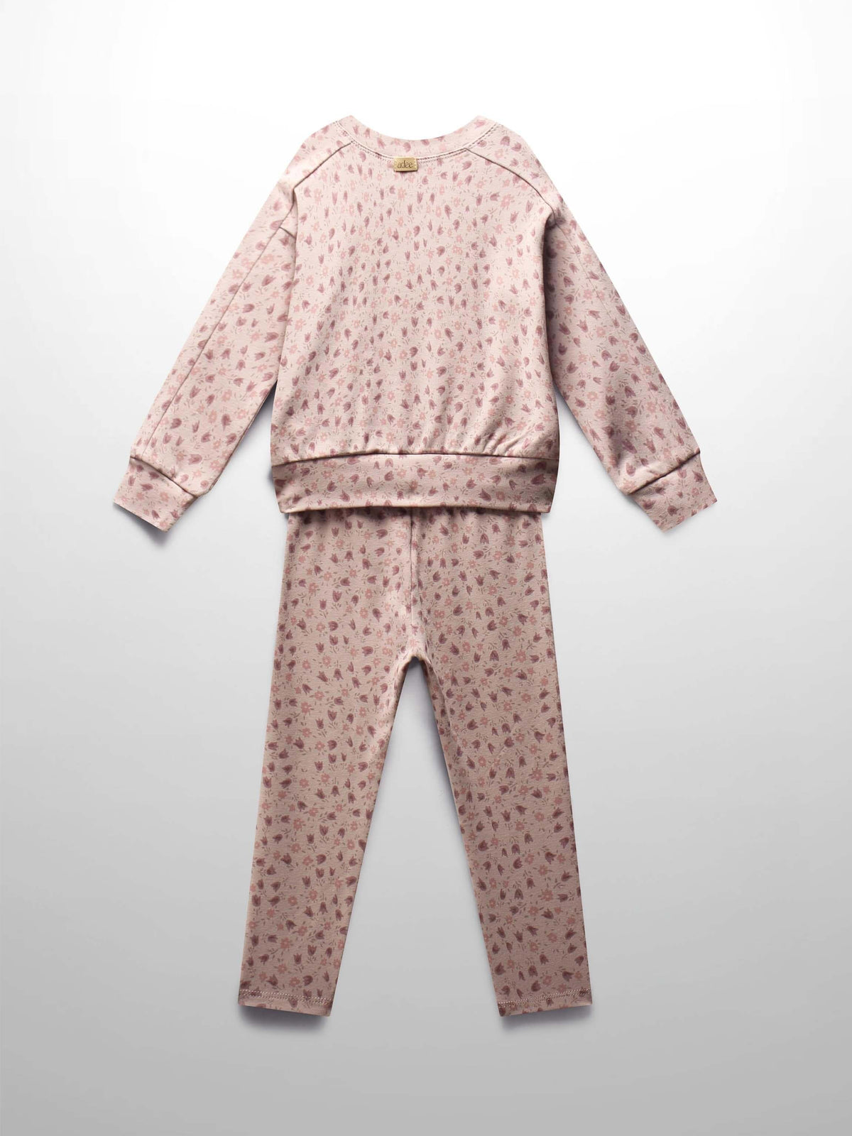 Purple tulip girls sweatshirt set