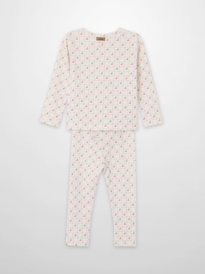 Cherry Window Pajamas two-piece girls&