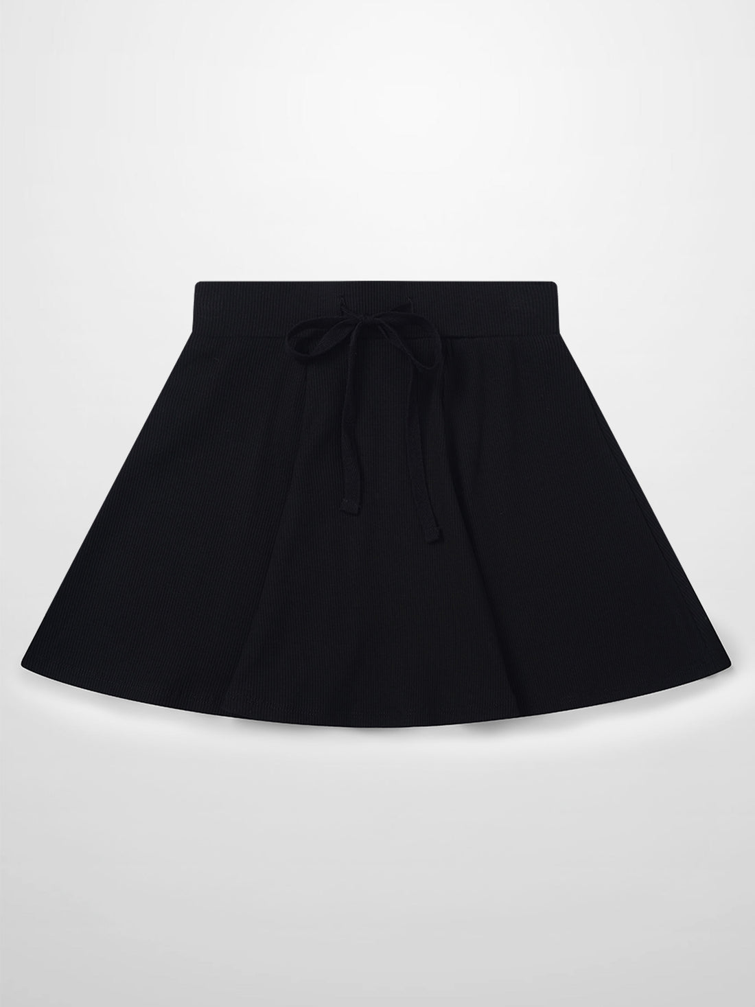 Embossed Logo Skirt - Black