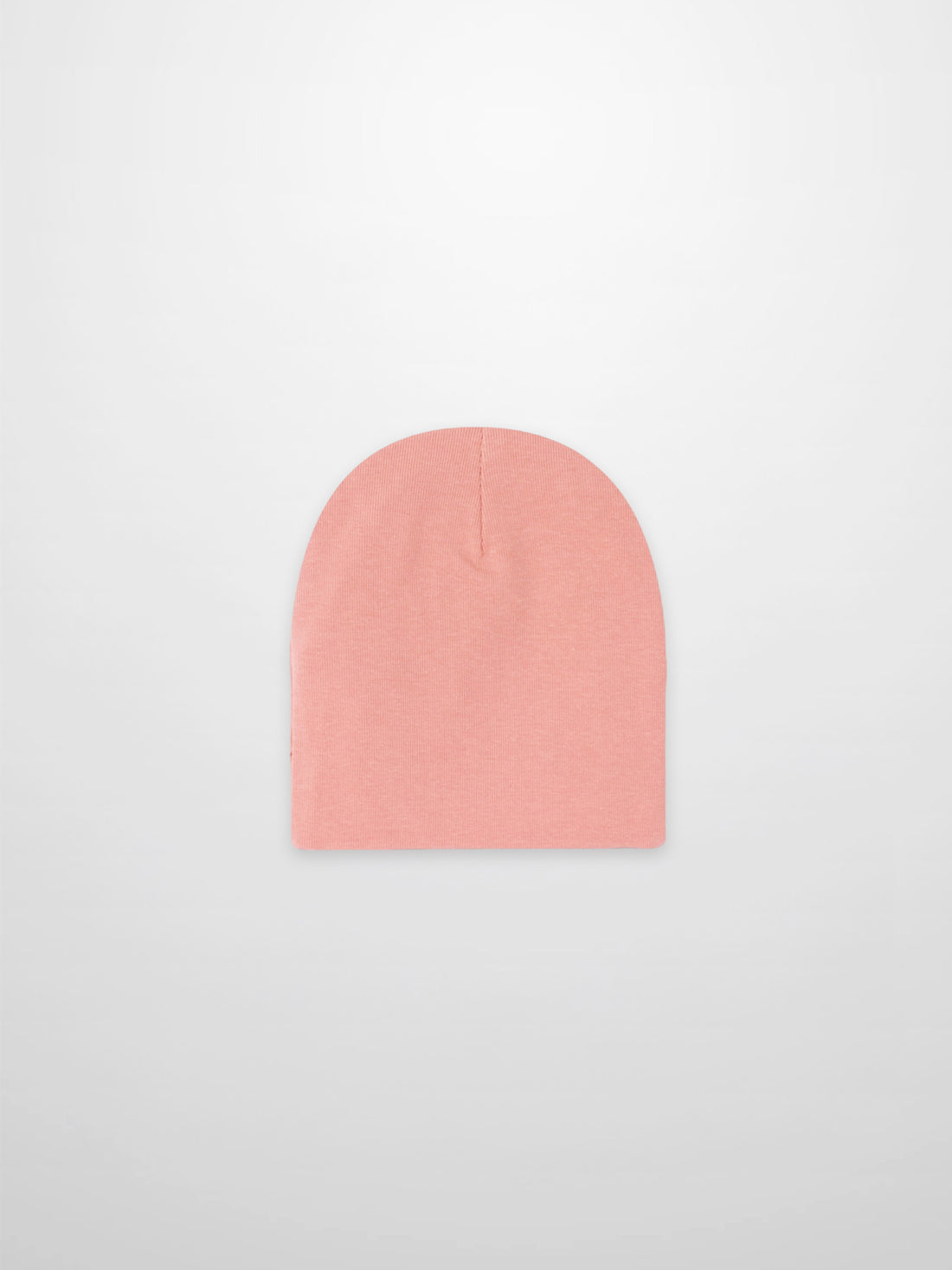 Adee pink bow beanie for girls, knit hat in soft pink.