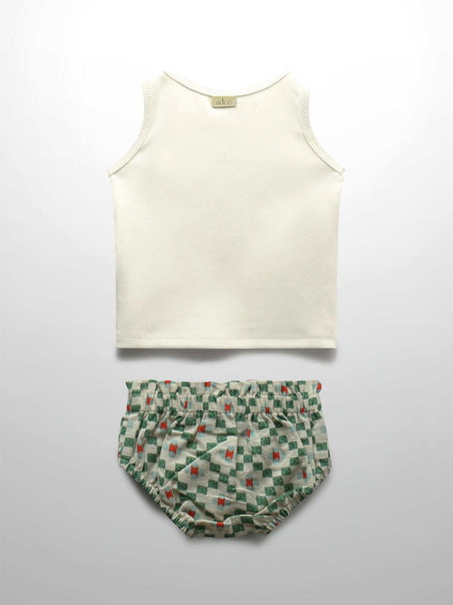 Green Diamond Tank Set for Boys