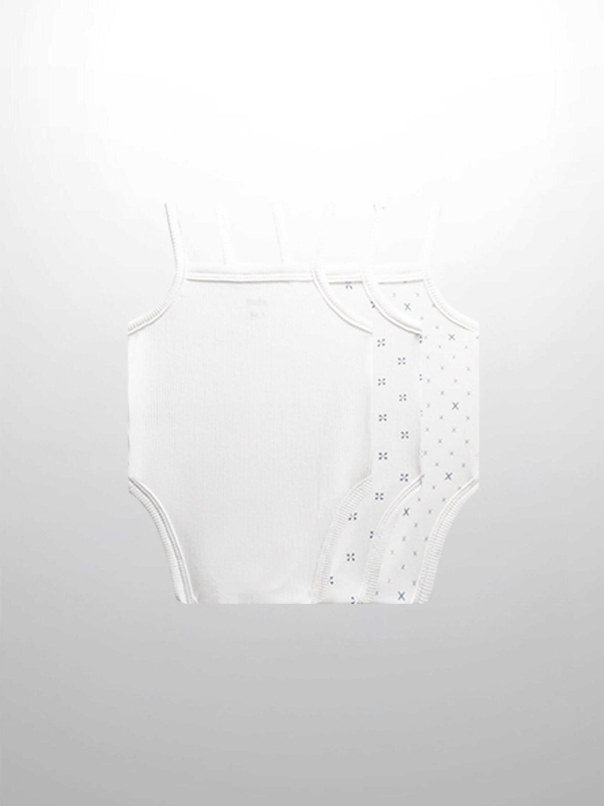 Blue diamond pattern bodysuits