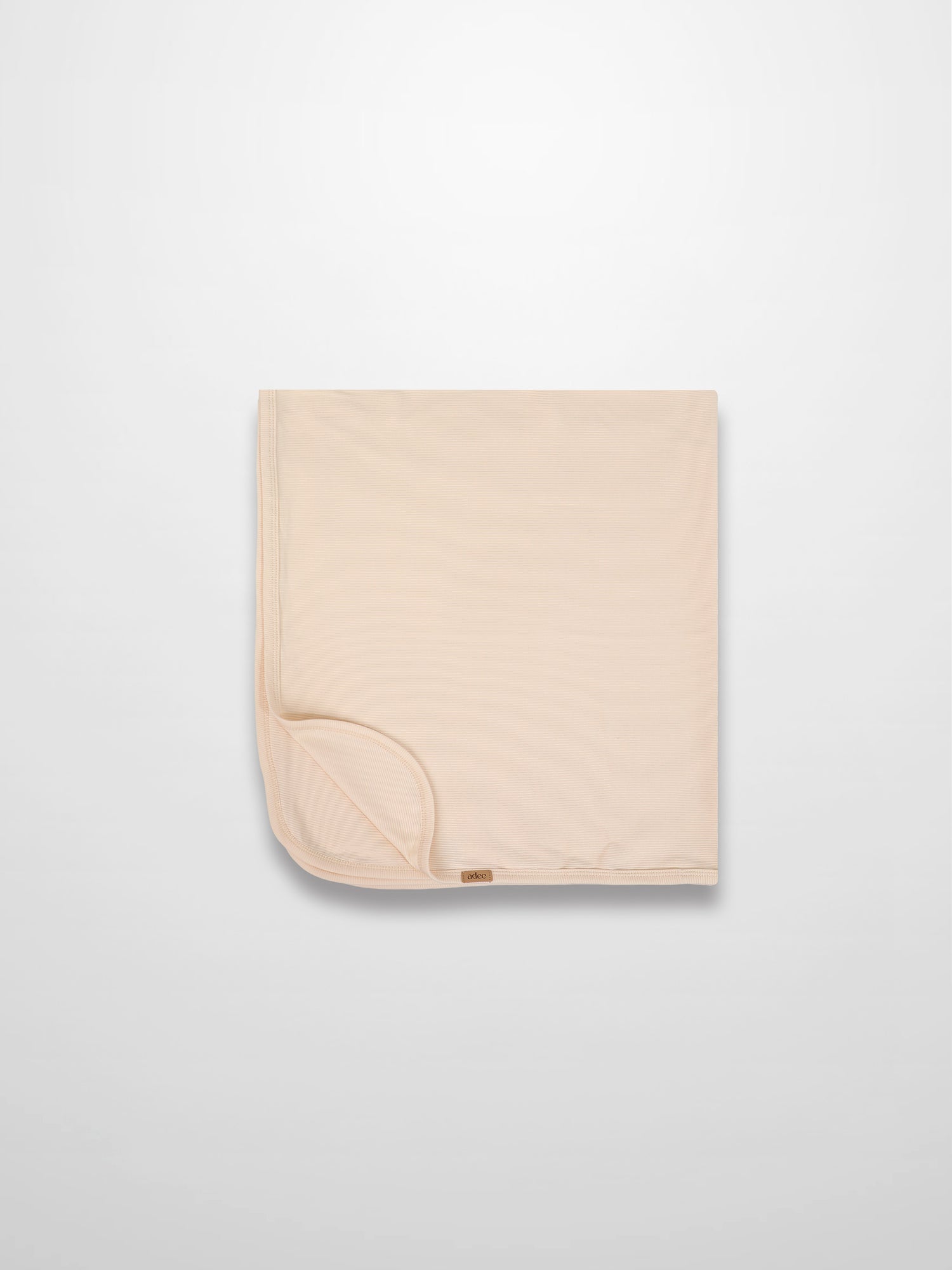 Thin Ribbed Blanket - Cream