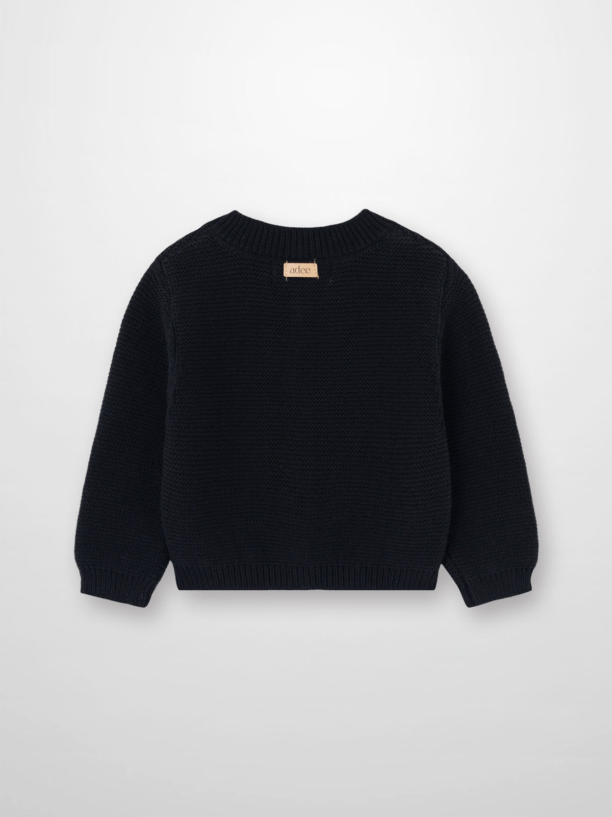 Knit Cardigan by Adee, black, unisex dressy top from Apparel &amp; Accessories