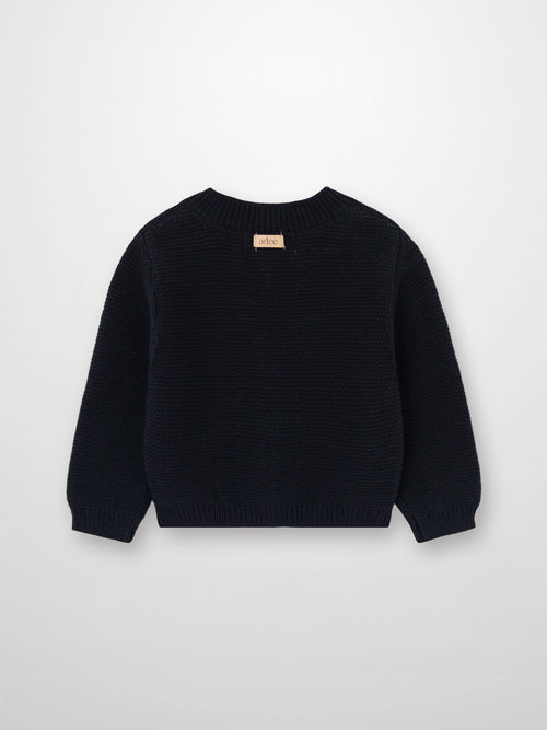 Knit Cardigan by Adee, black, unisex dressy top from Apparel &amp; Accessories