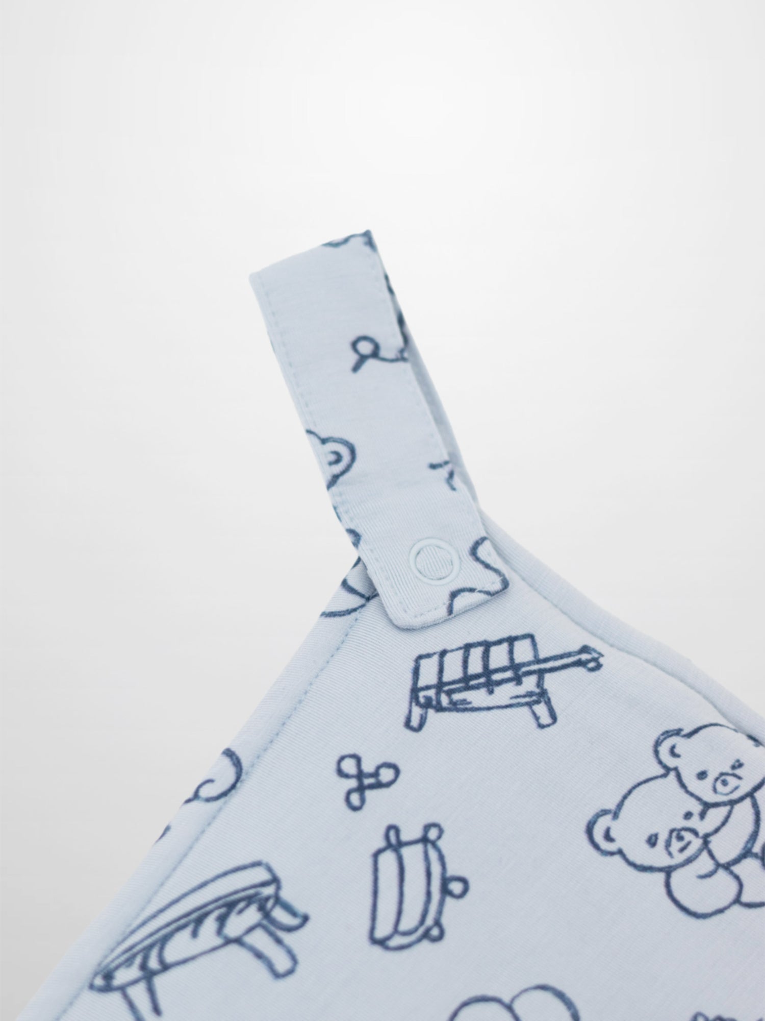 Storybook Lovey with Clip - Blue