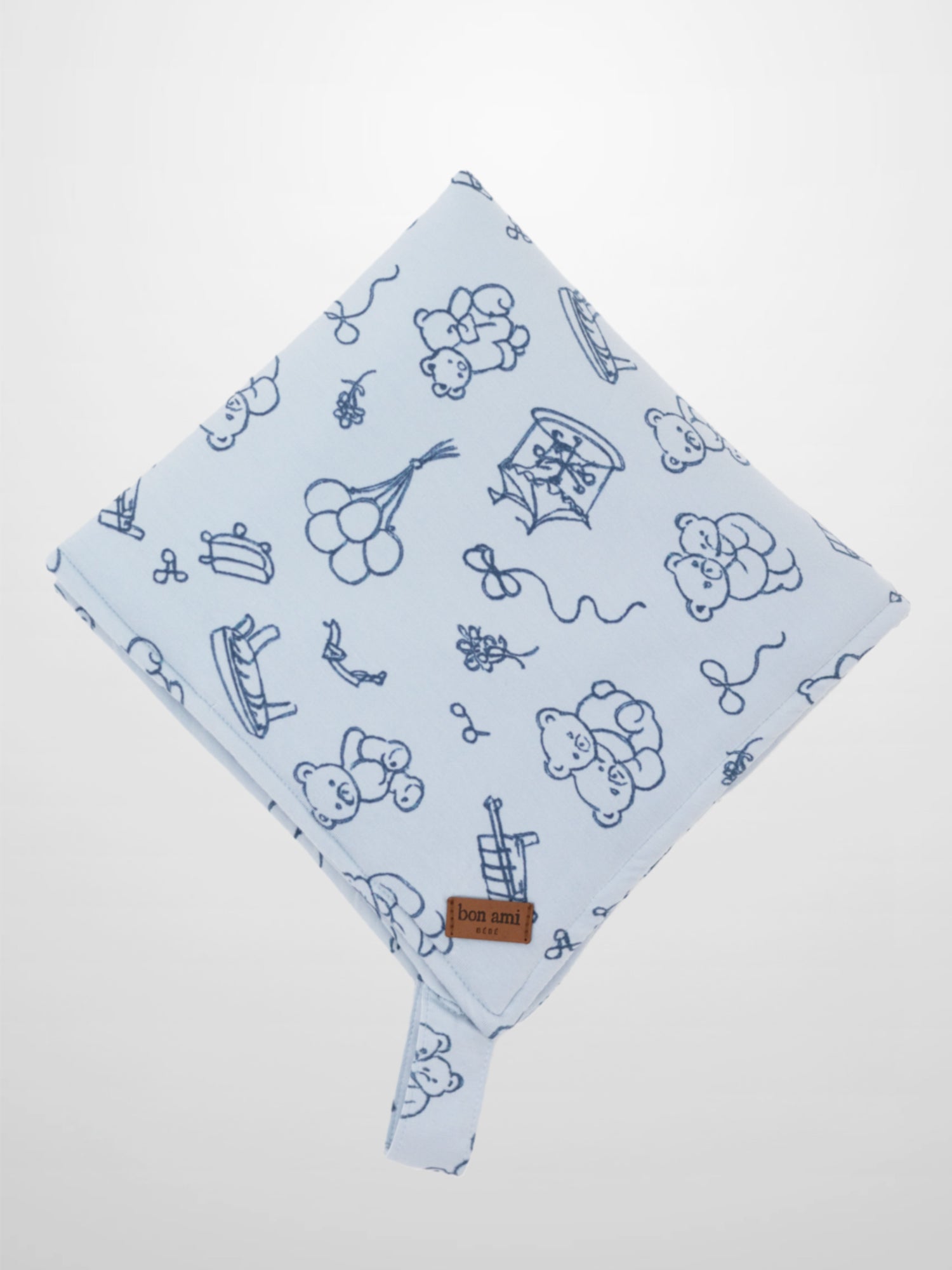 Storybook Lovey with Clip - Blue