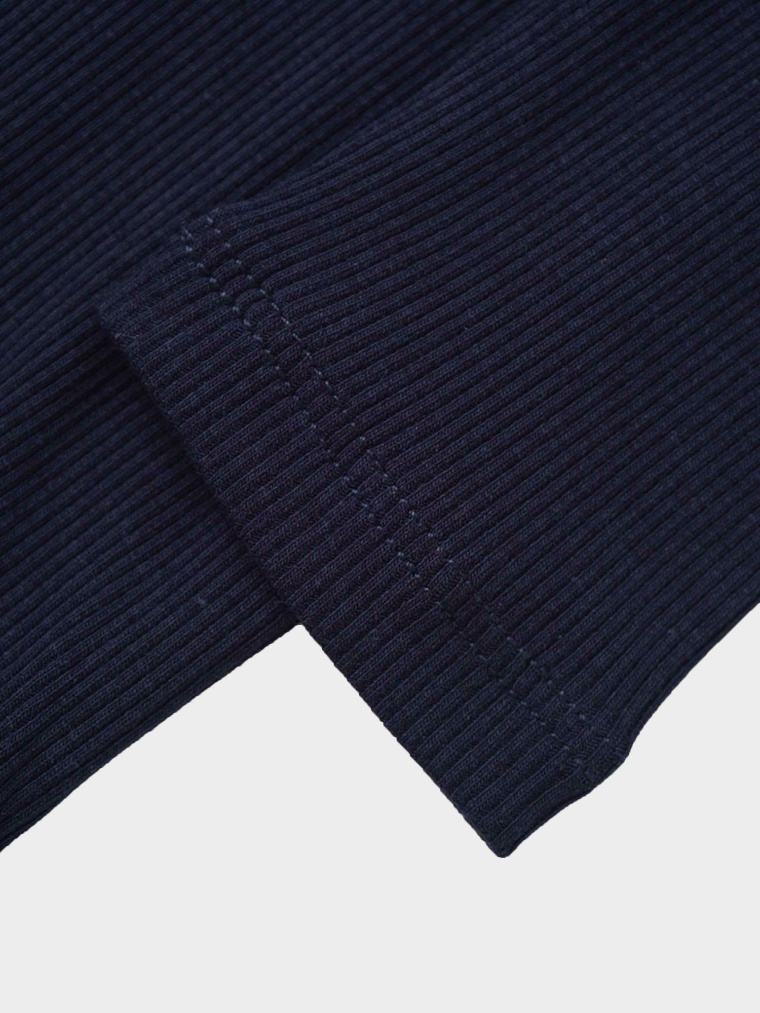Ribbed Legging Set with Hood - Navy
