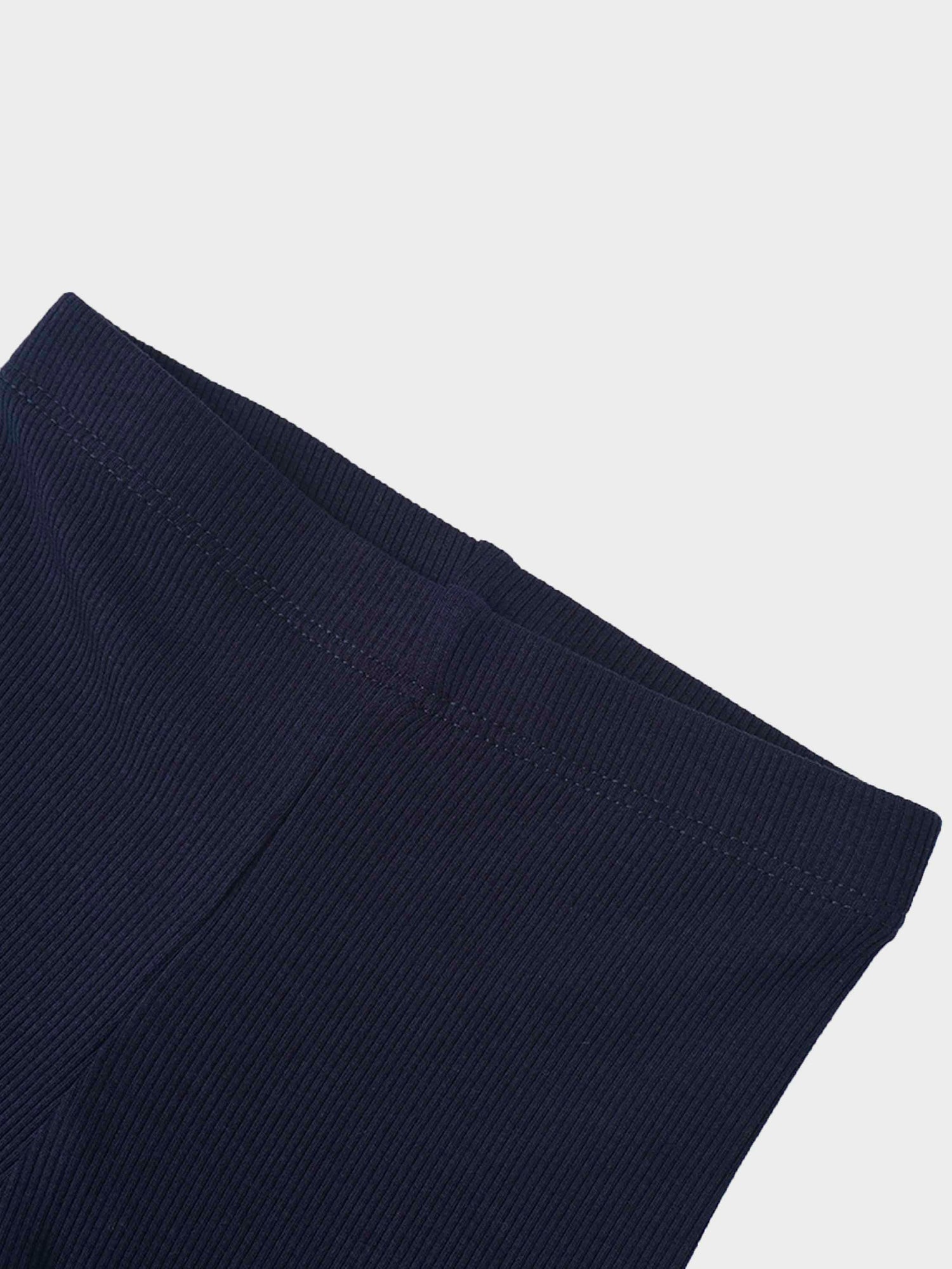 Ribbed Legging Set with Hood - Navy