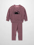 Gingham Pajamas - Burgundy