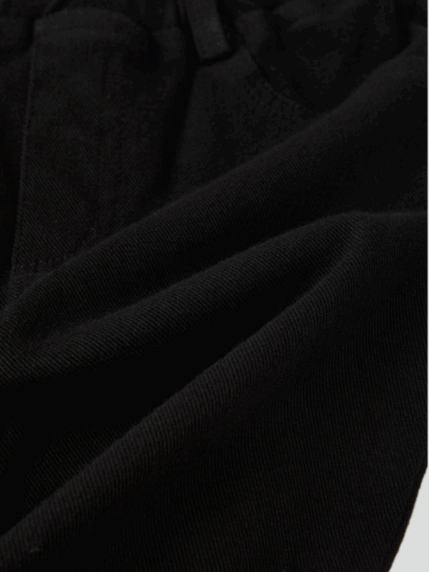 Stretch Pants - Black for boys, Adee brand, stretch fabric close-up