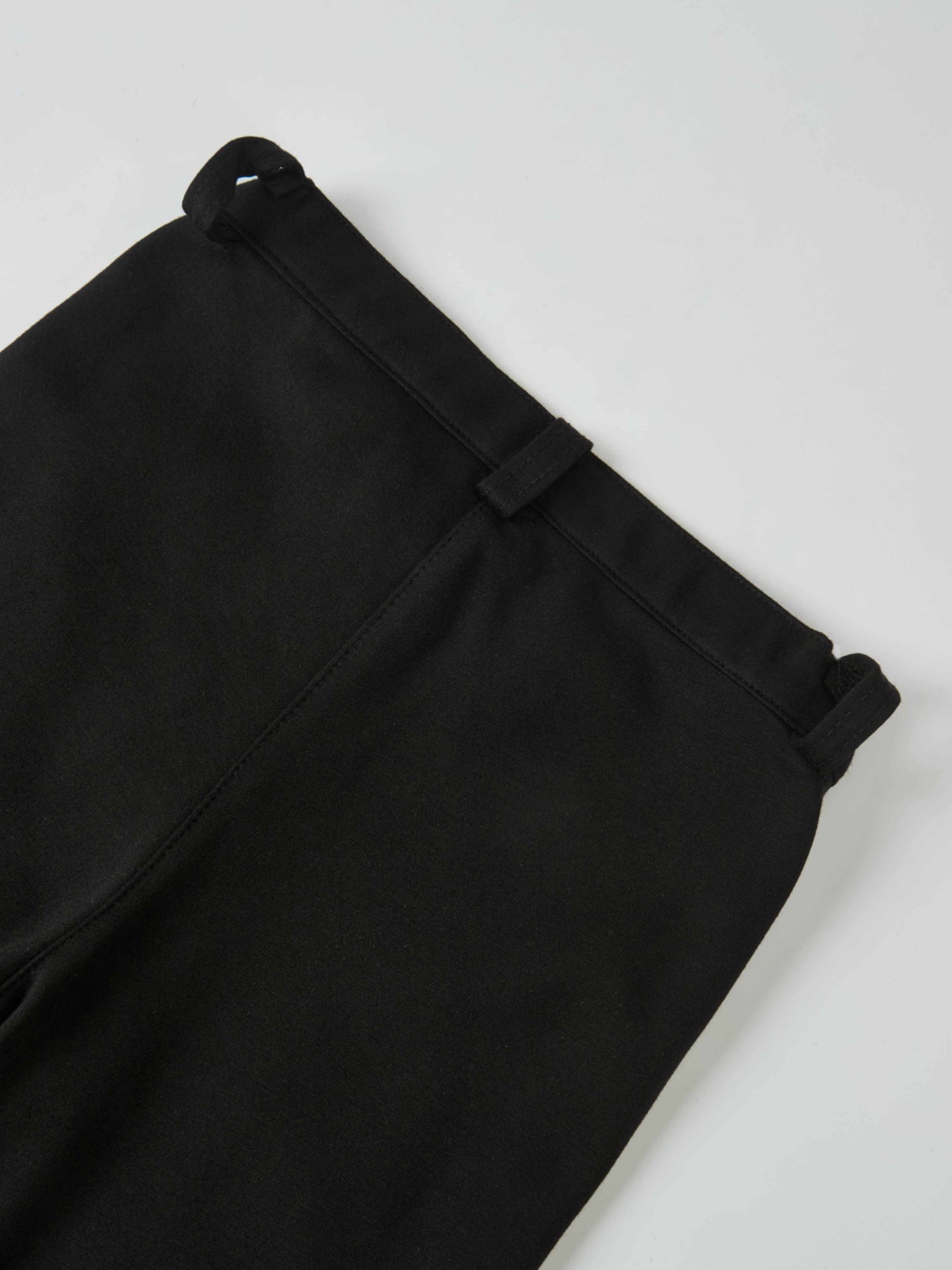 Dress pants for boys in black with belt loops for dressy occasions