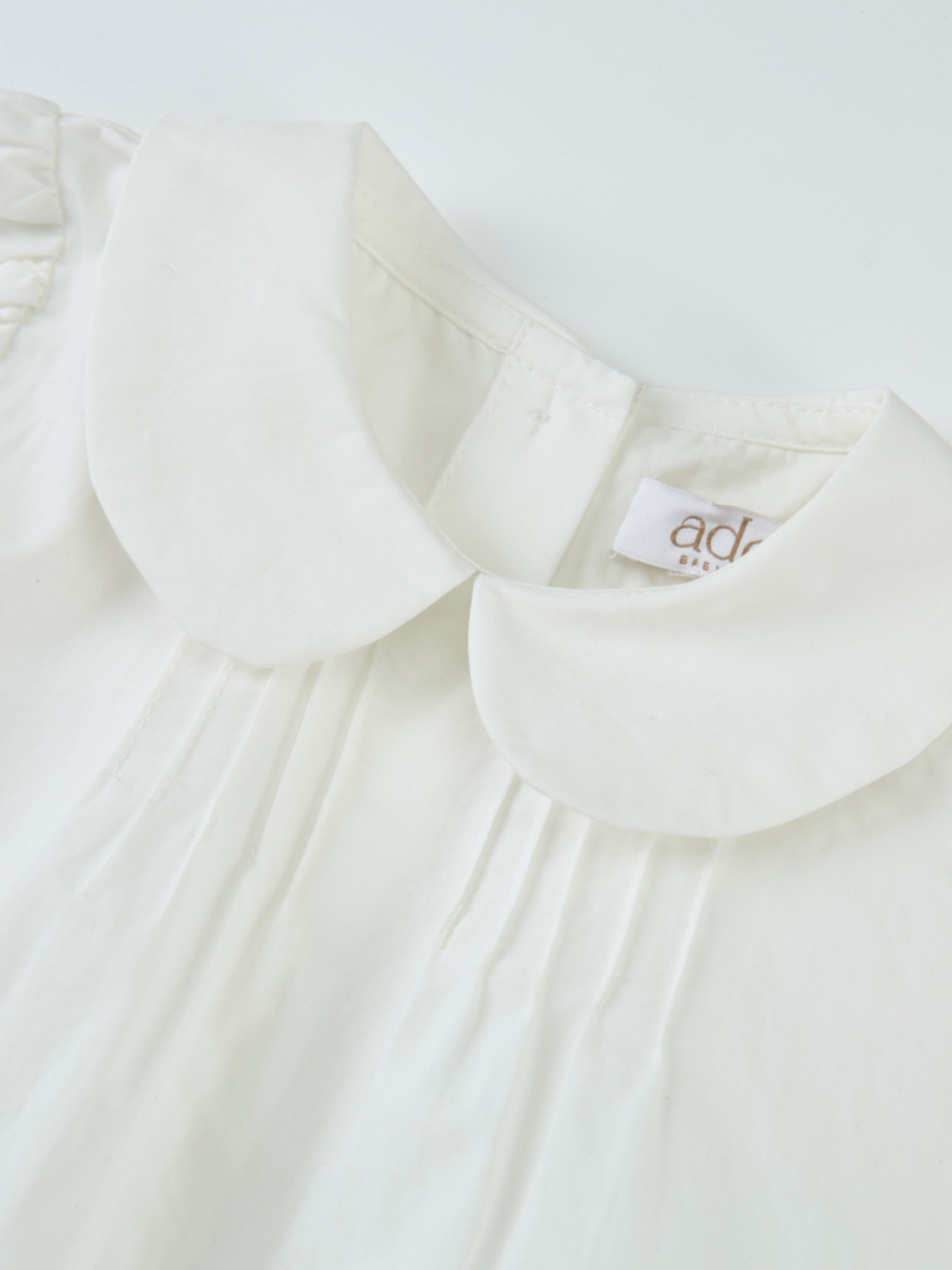 Peter Pan Collar Blouse - White, Adee girls dressy top