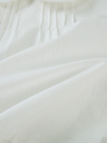 Peter Pan Collar Blouse - White, Adee brand dressy top for girls