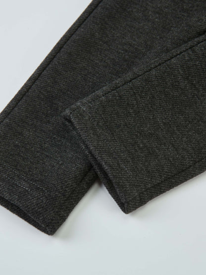 Dress Pants - Grey; Adee boys dressy bottoms in textured grey fabric