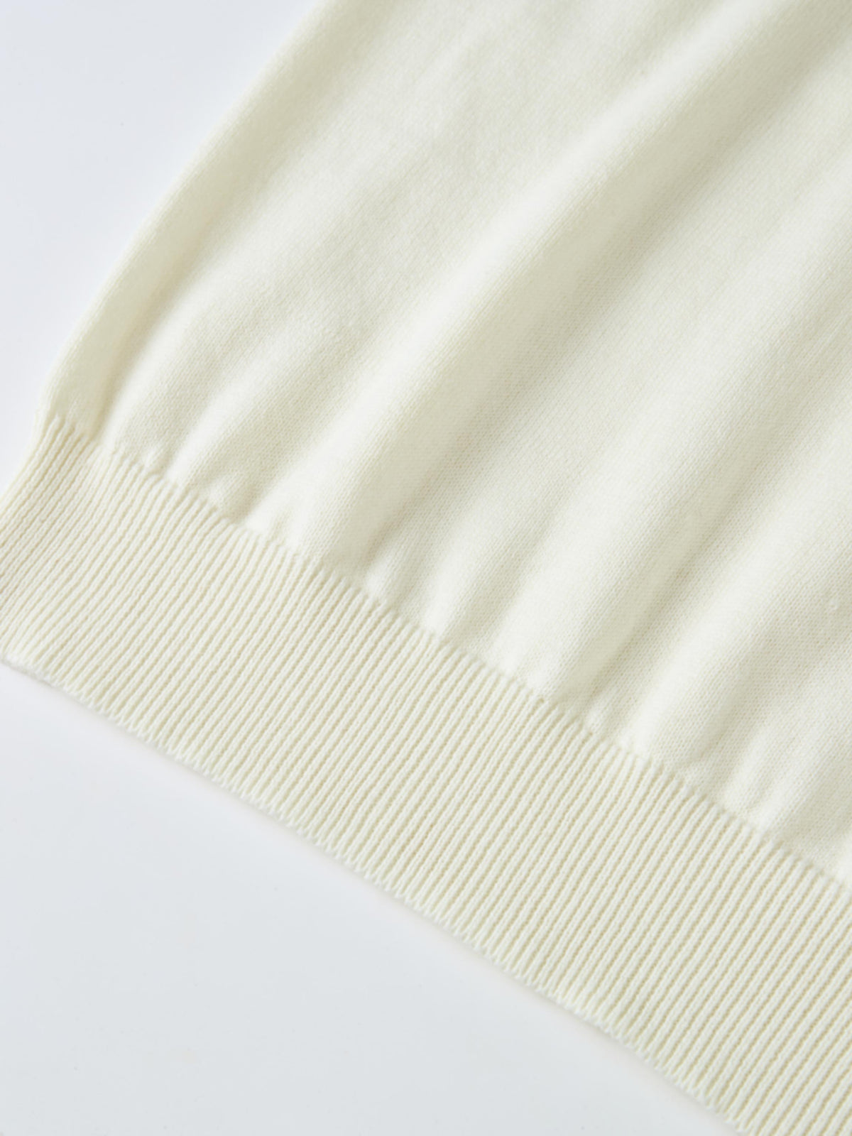 Ruffle Collar Knit Sweater - Cream; Adee girls’ knit top with ribbed cuffs