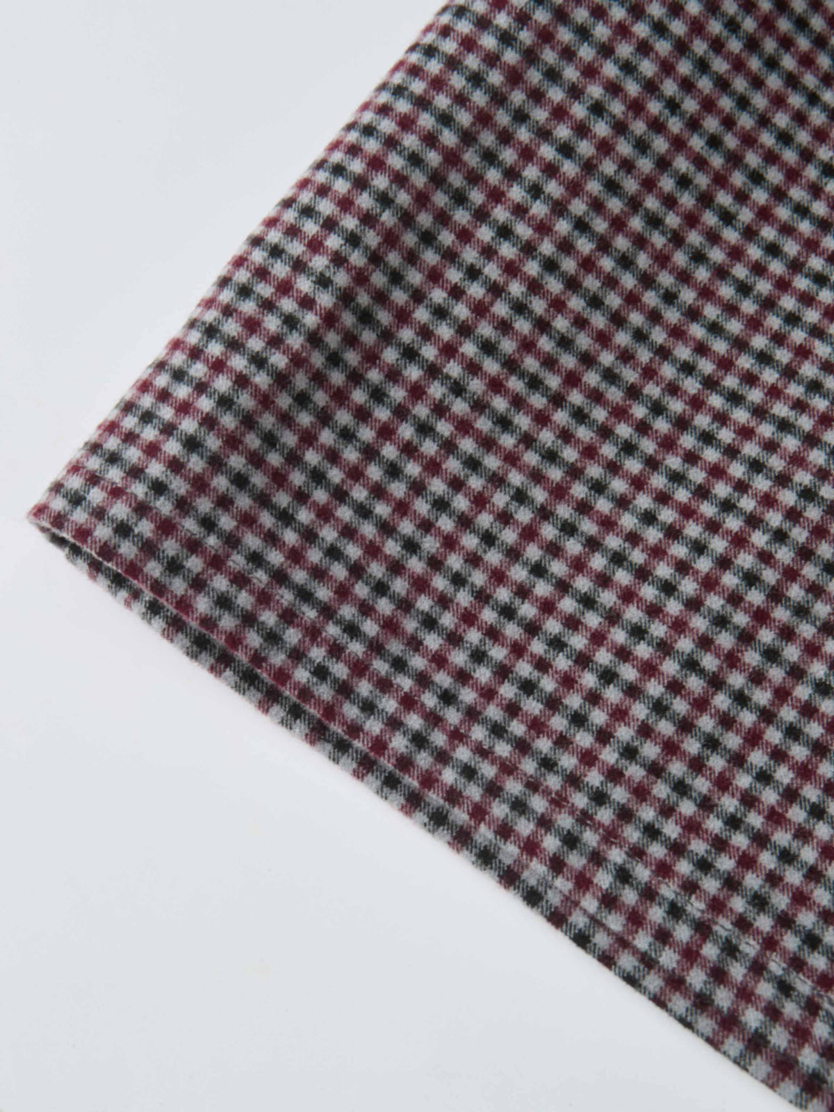 Grey gingham shirt, red and black checks; Adee boys dressy top.