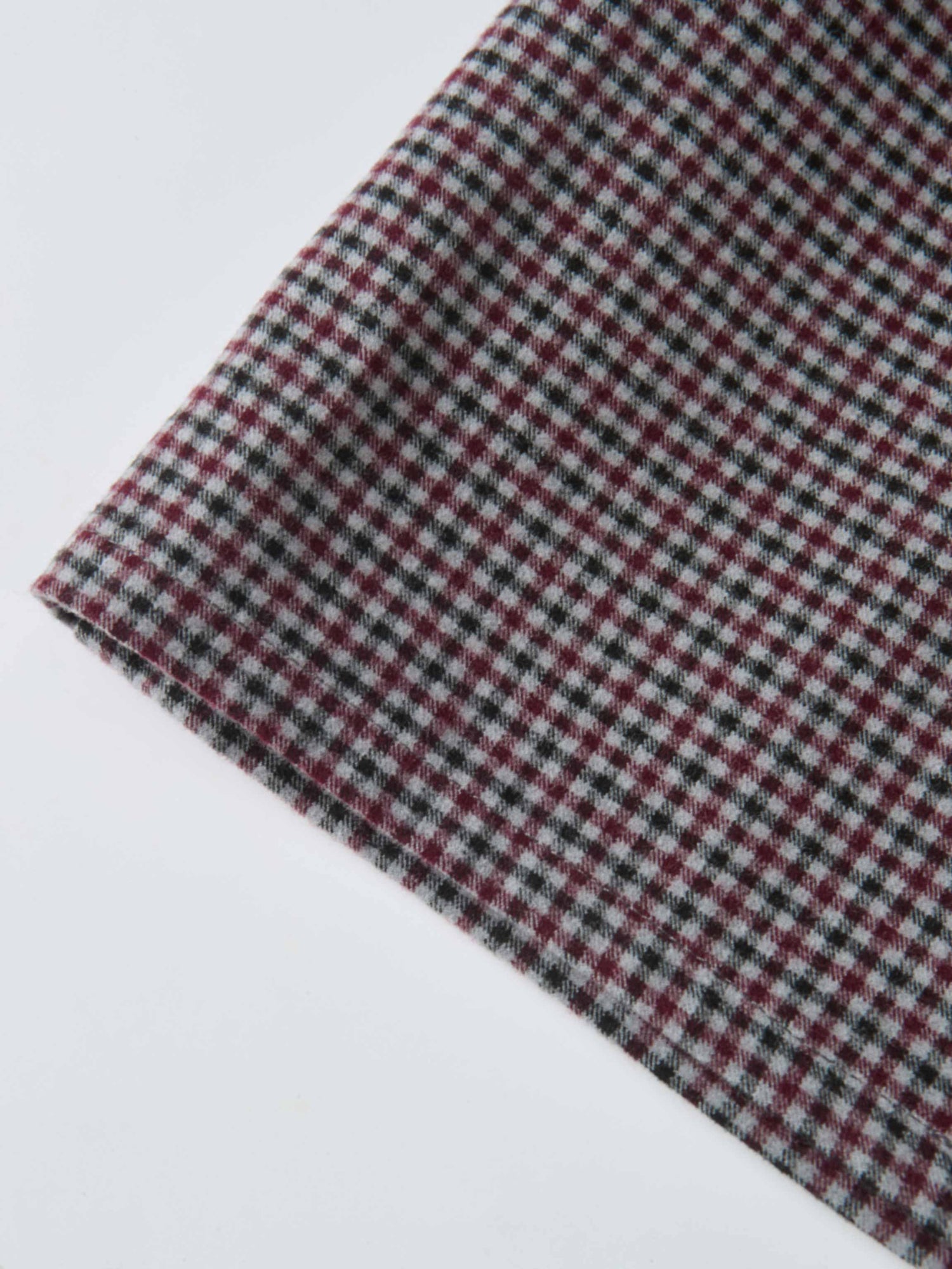 Grey gingham shirt, red and black checks; Adee boys dressy top.
