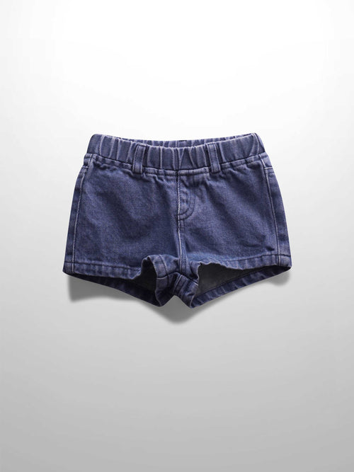 Denim Shorts by Adee in dark denim for unisex kids&