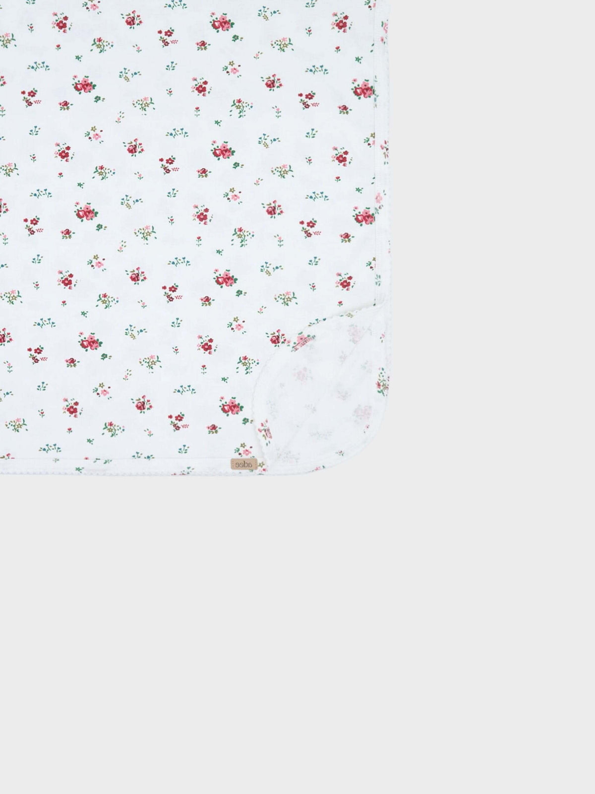 Freesia flower baby blanket design