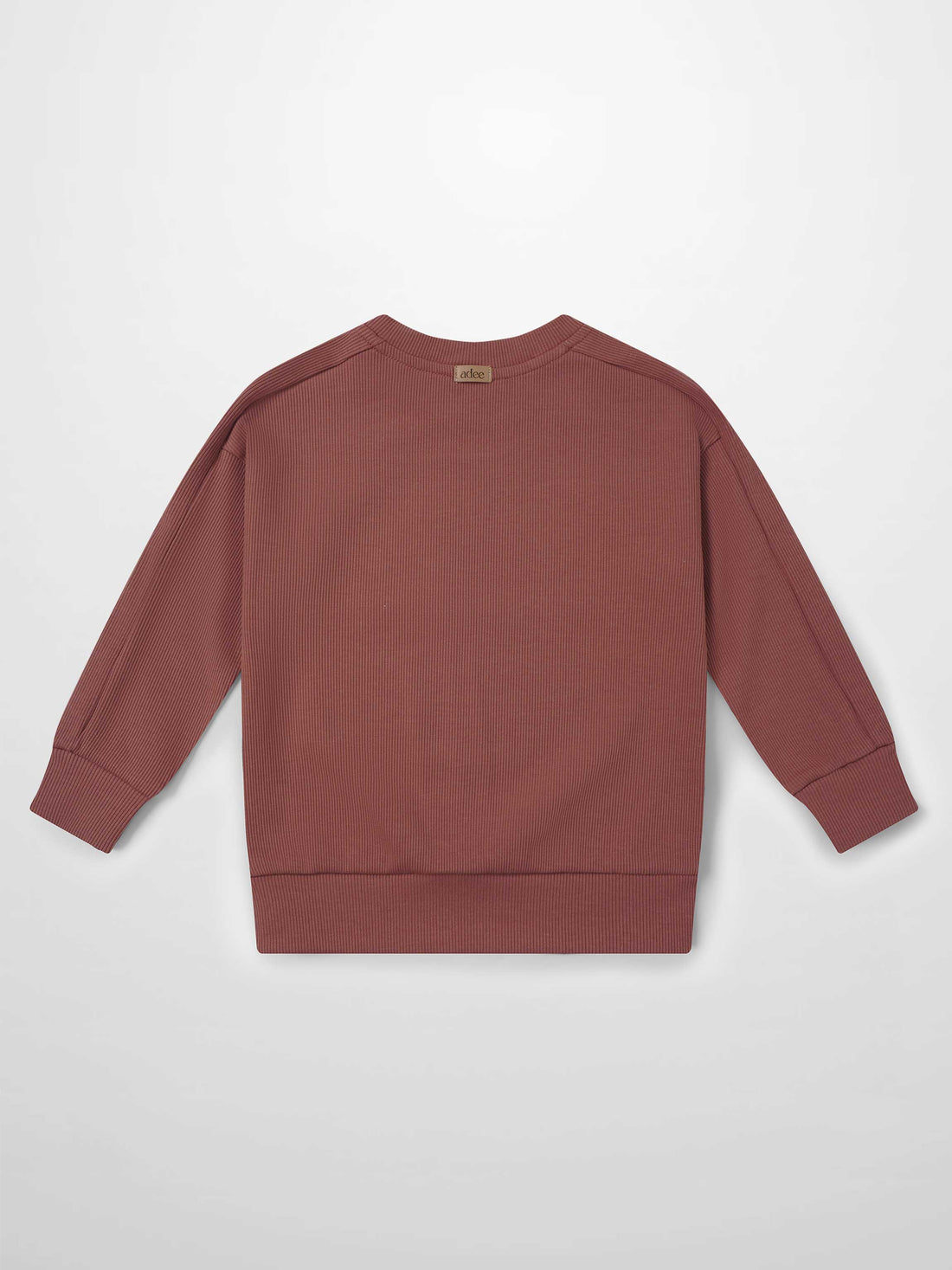 Embossed Logo Sweatshirt - Brick