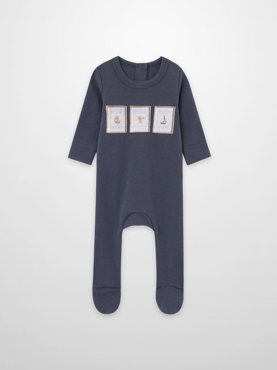 Teddy Frame Stretchy by Adee navy blue boys&