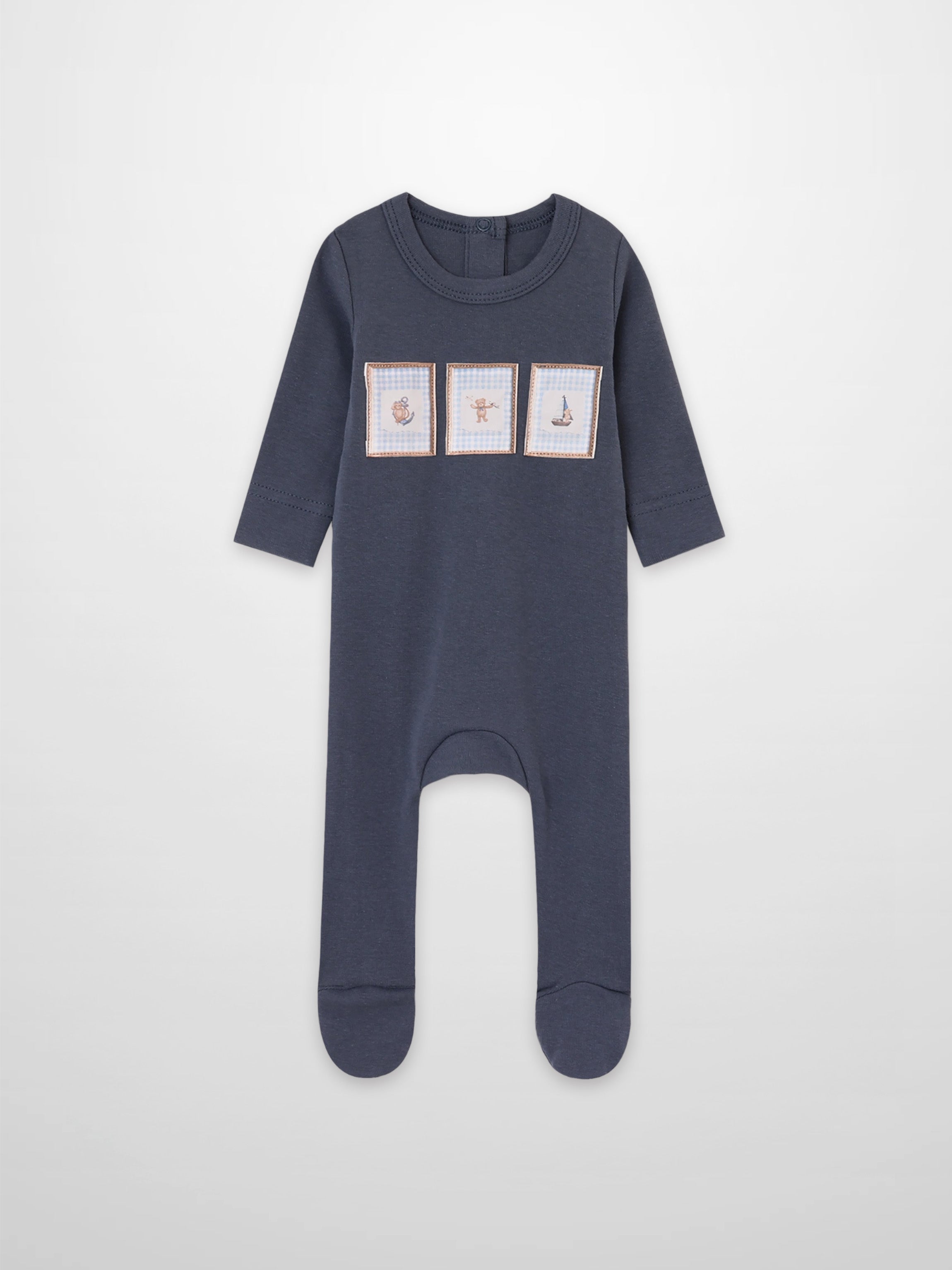 Teddy Frame Stretchy by Adee navy blue boys&