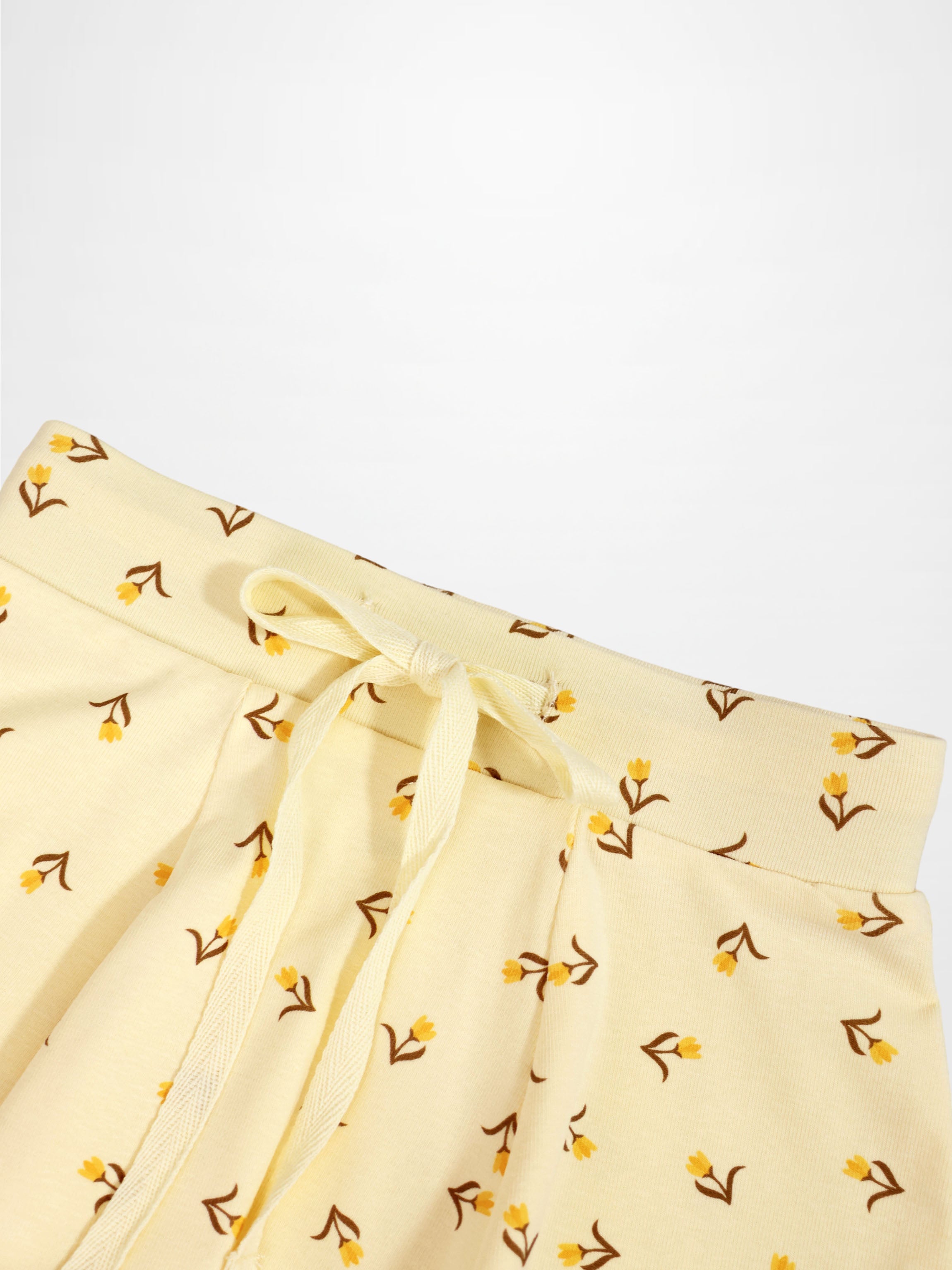 Butter Yellow Tulip 6 Panel Skirt